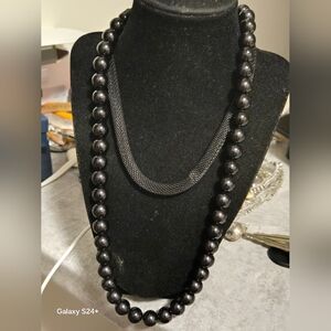 Elegant Black JACOB Necklace